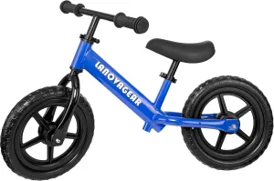 LANOVAGEAR 12” Sport Balance Bike for Kids Ages 18 Months to 5 Years Lightweight, Adjustable Seat, No-Pedal Design for Toddler Boys & Girls