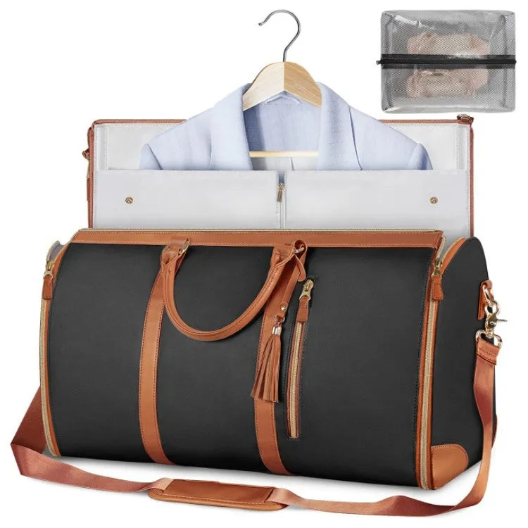 Large Capacity Travel Duffle Bag, Women's Handbag, Folding Suit Carrier, Waterproof Clothes Totes