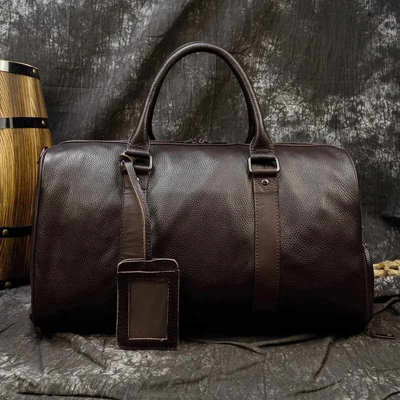 Leather Carry On
