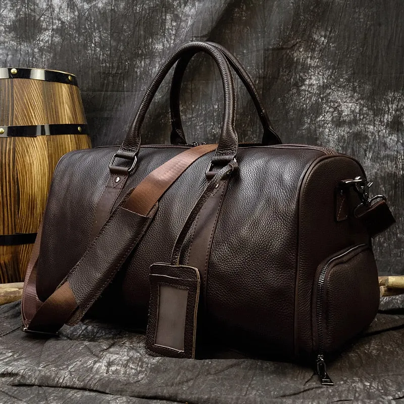 Leather Carry On