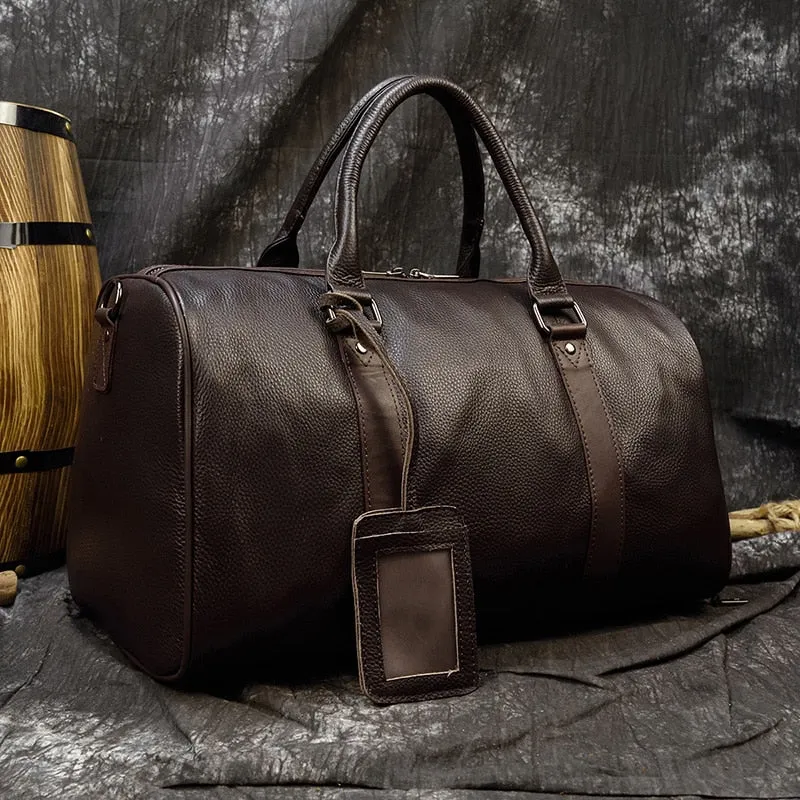 Leather Carry On