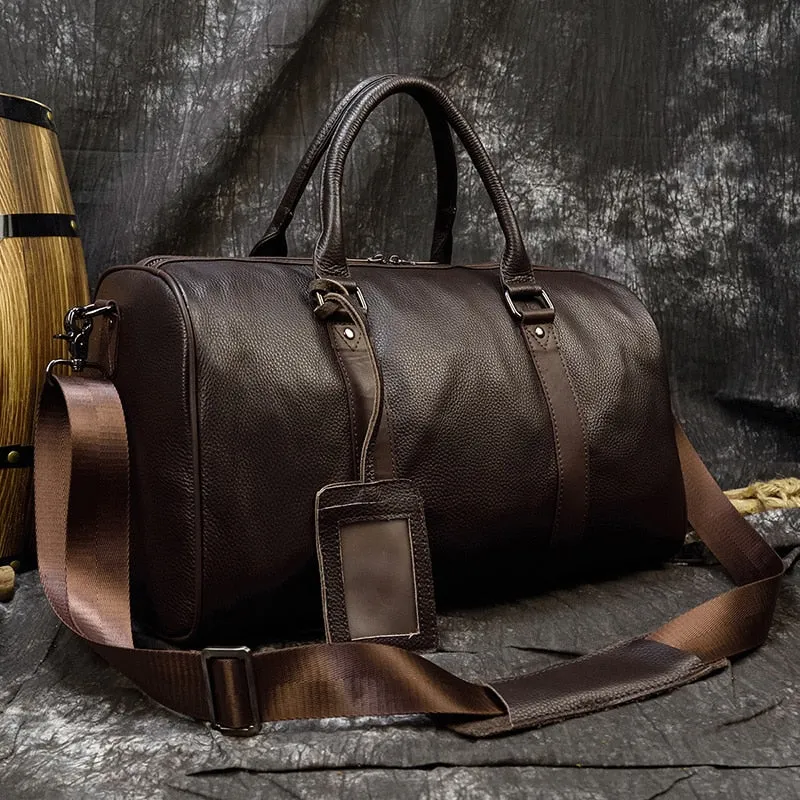 Leather Carry On