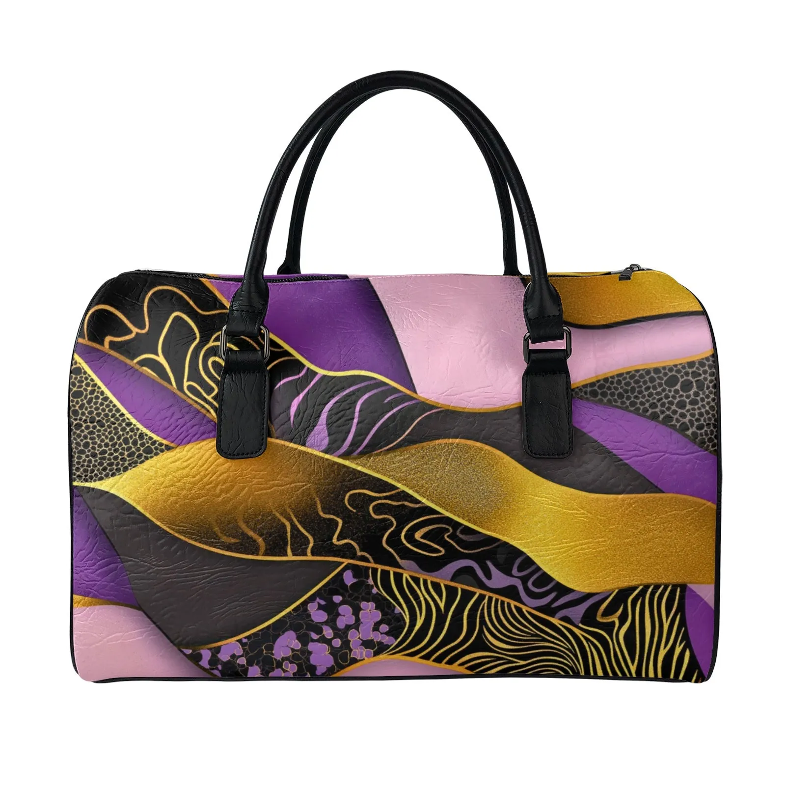 Leather travel bag