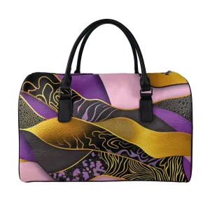 Leather travel bag