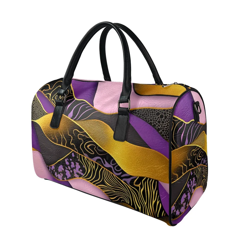 Leather travel bag