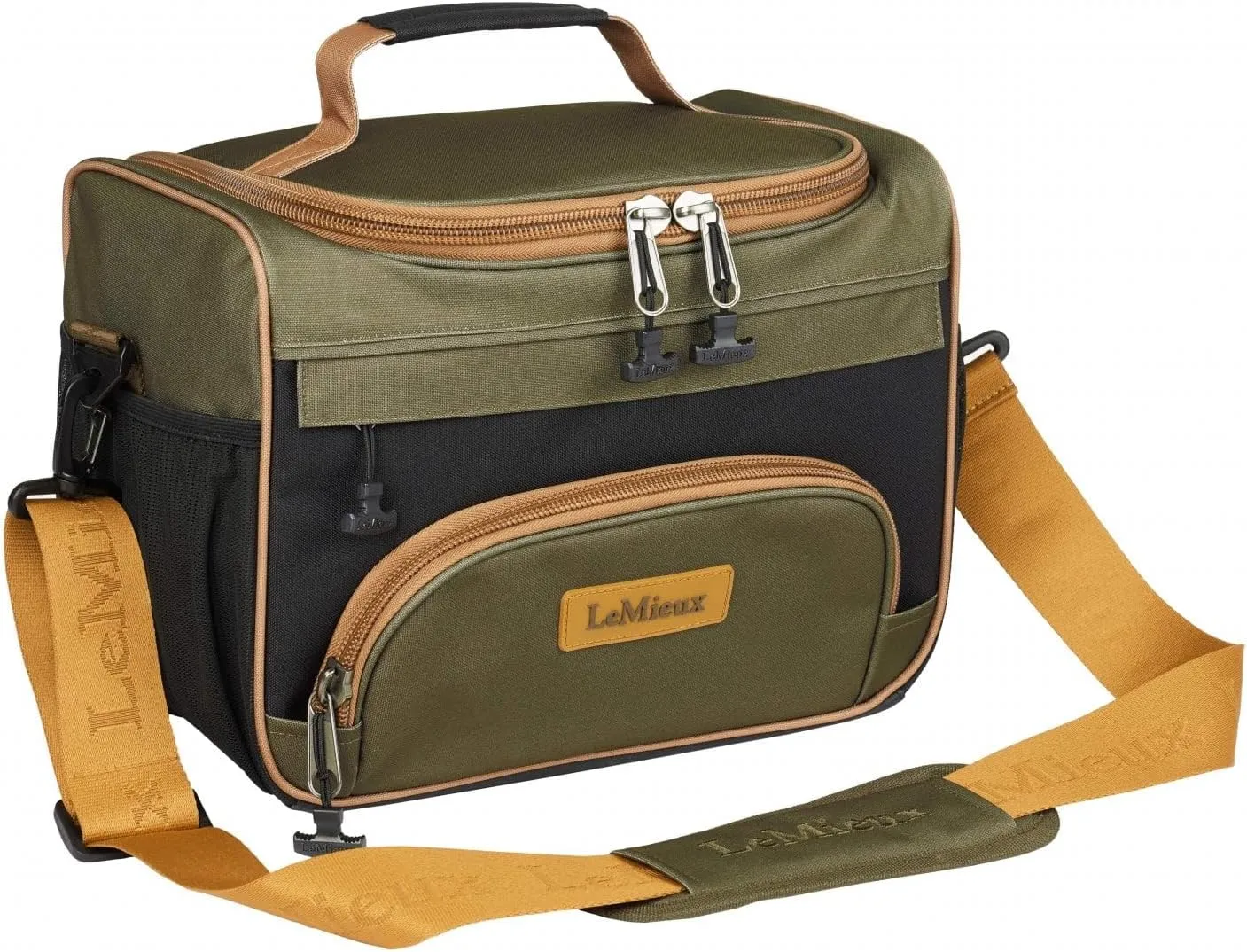 LeMieux ProKit Lite Grooming Bag - Horse Grooming Bag with Multiple Pockets & Adjustable Strap - Durable & Easy to Clean - Ideal for Travel & Yard Storage - Alpine - One Size
