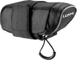LEZYNE Micro Caddy Bicycle Saddle Bag, Aero-Shaped, Water Resistant, Quick Access, Multi-Tool Sleeve, Compact Bike Bag