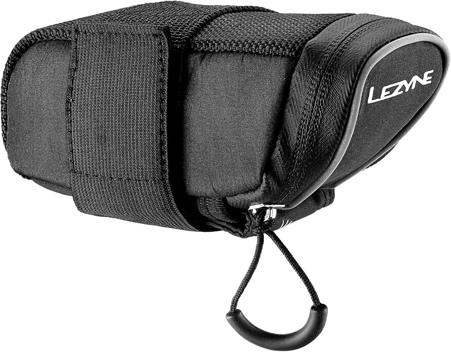 LEZYNE Micro Caddy Bicycle Saddle Bag, Aero-Shaped, Water Resistant, Quick Access, Multi-Tool Sleeve, Compact Bike Bag