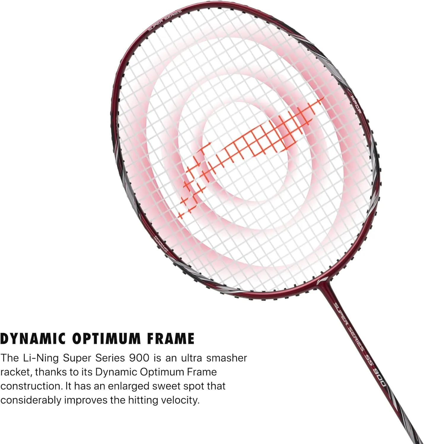 Li-Ning Super Series 900 Strung Badminton Racket with Free Full Cover
