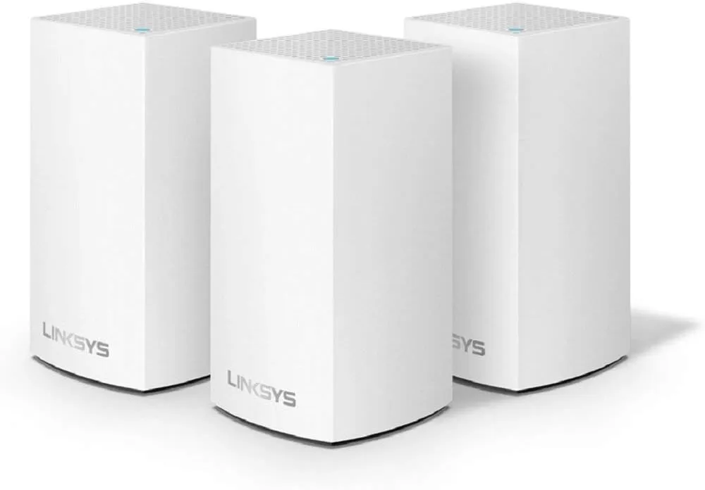 Linksys Velop Mesh Home WiFi System, 4,500 Sq. ft Coverage, 30  Devices, Speeds up to (AC1300) 1.3Gbps - WHW0103