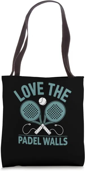 Love The Padel Walls Padel Sports Athlete Game Players Tote Bag