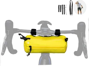 Lumiere & Co. Bike Handlebar Bag, Bike Bag, Bicycle Handlebar Bag, Bike Front Bag, Mountain Bike Storage, Bicycle Accessories, Handlebar Bags, small bike bag, Road Bike Bag (Yellow, Medium)
