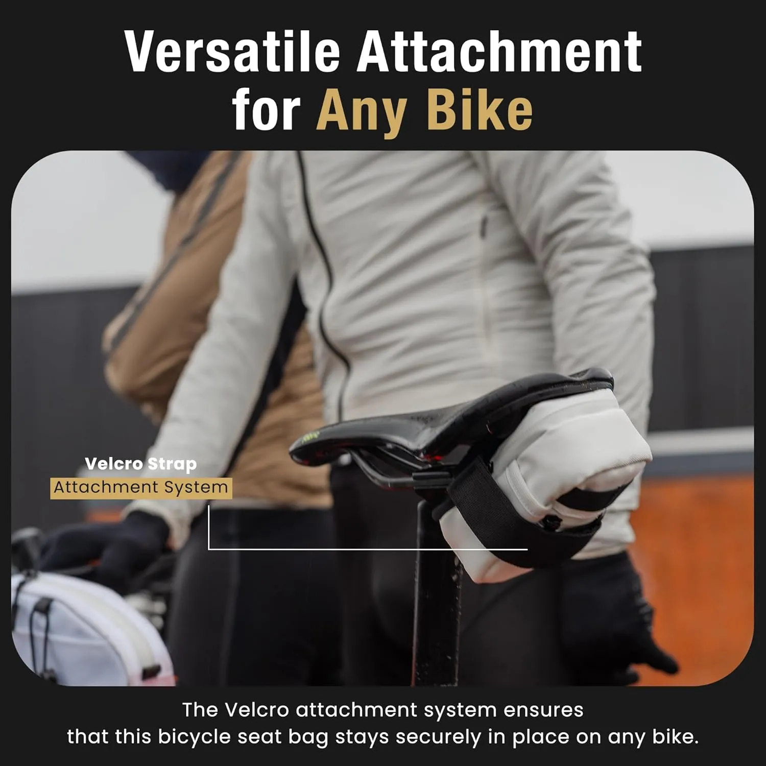 Lumiere & Co. Road Bike Saddle Bag, Bike Bag, Mountain Bike Saddle Bag, Small Bike Seat Bags, Bike Under Seat Bag, Bicycle accessories, Bike Bags, Bike Seat Bag,