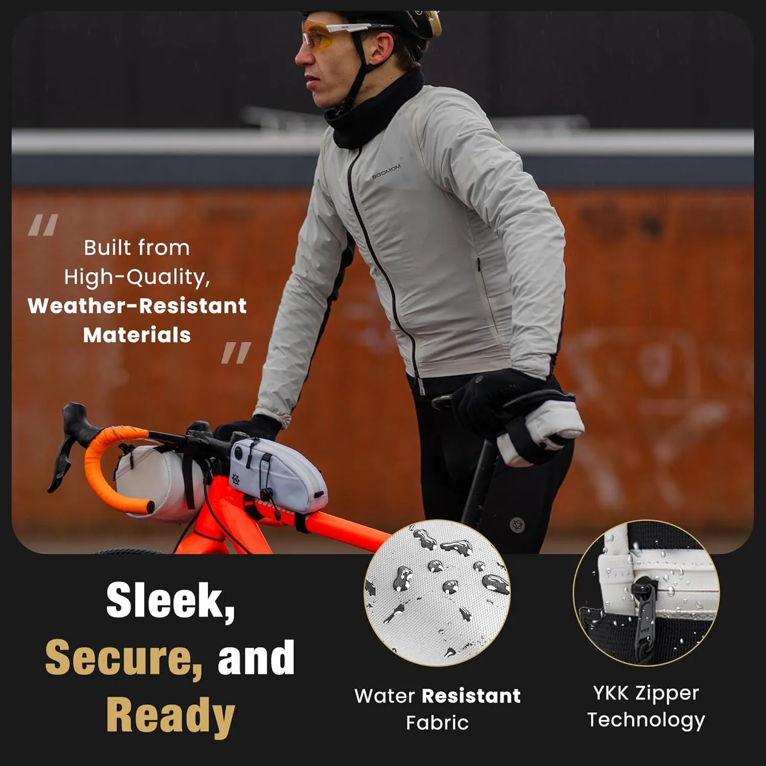 Lumiere & Co. Road Bike Saddle Bag, Bike Bag, Mountain Bike Saddle Bag, Small Bike Seat Bags, Bike Under Seat Bag, Bicycle accessories, Bike Bags, Bike Seat Bag,