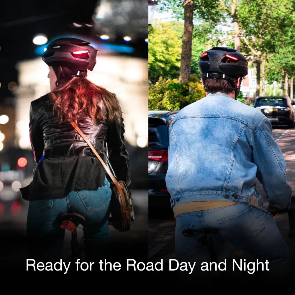 Lumos Ultra Smart Bike Helmet | Customizable Front and Back LED Lights with Turn Signals | Road Bicycle Helmets for Adults: Men, Women