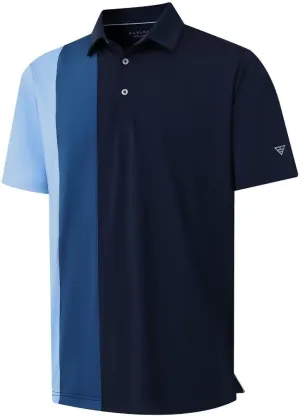 M MAELREG Mens Golf Polo Shirts Short Sleeve Dry Fit Casual Performance Moisture Wicking Color Block Polo Shirts for Men
