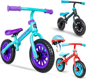 Madd Gear Balance Bike for Toddlers - 18 Month to 4 Years - No Pedal Lightweight Training Bicycles - Adjustable Seat and Maintenance Free 10 Inch Airless Tires - Great Birthday Gift