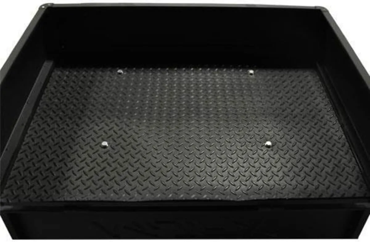 MADJAX Golf Cart Cargo Box Liner Mat | Textured Diamond Pattern Rubber Protectant | Compatible Golf Cart Cargo Boxes
