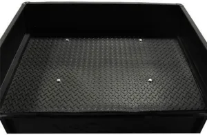MADJAX Golf Cart Cargo Box Liner Mat | Textured Diamond Pattern Rubber Protectant | Compatible Golf Cart Cargo Boxes
