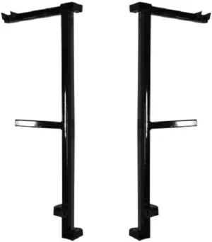 MadJax MJFX Nerf Bar Side Step Mounting Brackets for EZGO RXV Golf Carts | Fits MadJax Armor Nerf Bars | Compatible with 2008-Up RXV Models
