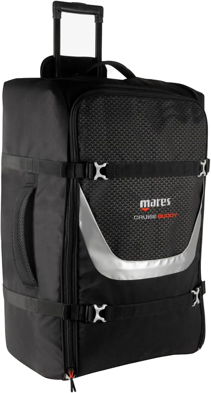 Mares Cruise Buddy Compact Diving Sports Equipment Luggage Air Travel Roller Bag, 87-Liter Capacity