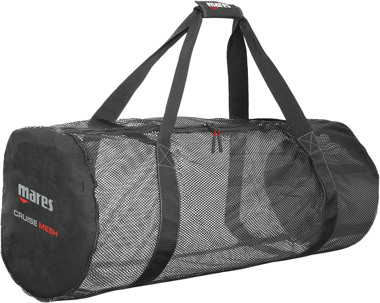 Mares Cruise Mesh Scuba Diving Gear Compact Self-Draining Foldable Travel Duffel-Style Bag, 37.5x15x15