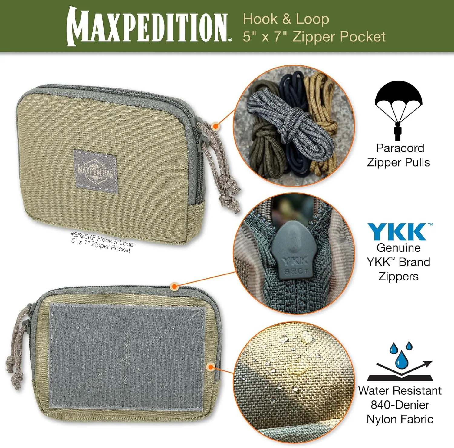 Maxpedition Men's Spartan Wallet Black