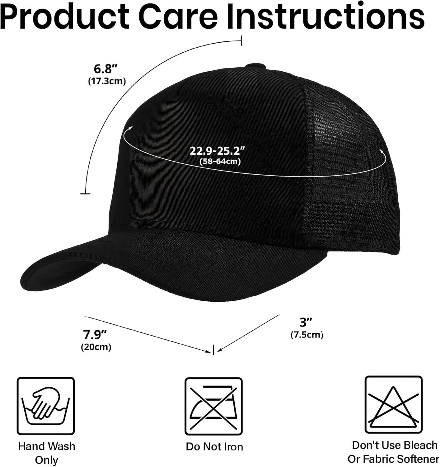 Men's Excavator Trucker Caps Personalized Heavy Construction Equipment Mesh Hat with Excavator Image for Birthday