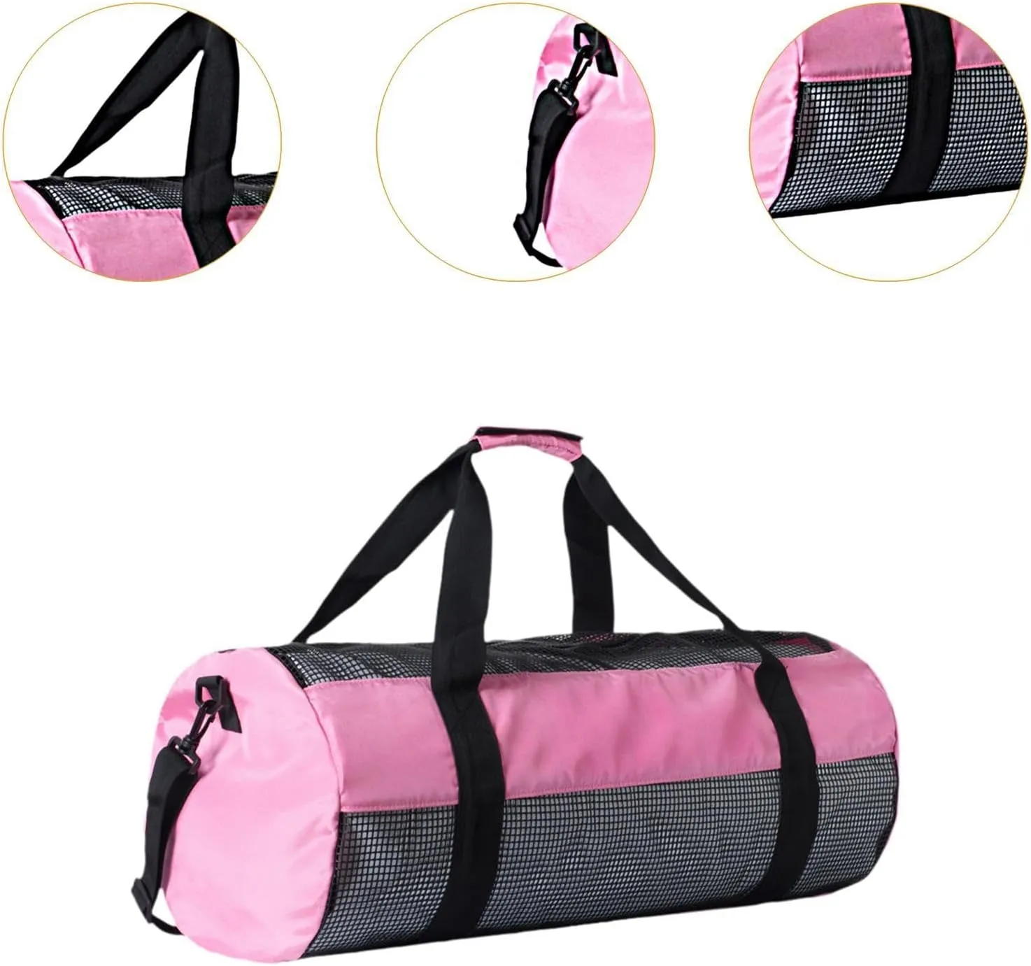Mesh Diving Duffle Bag Equipment Versatile with Zipper Handbag Mesh Dive Duffel Bag Diving Gear Tote for Rafting Underwater