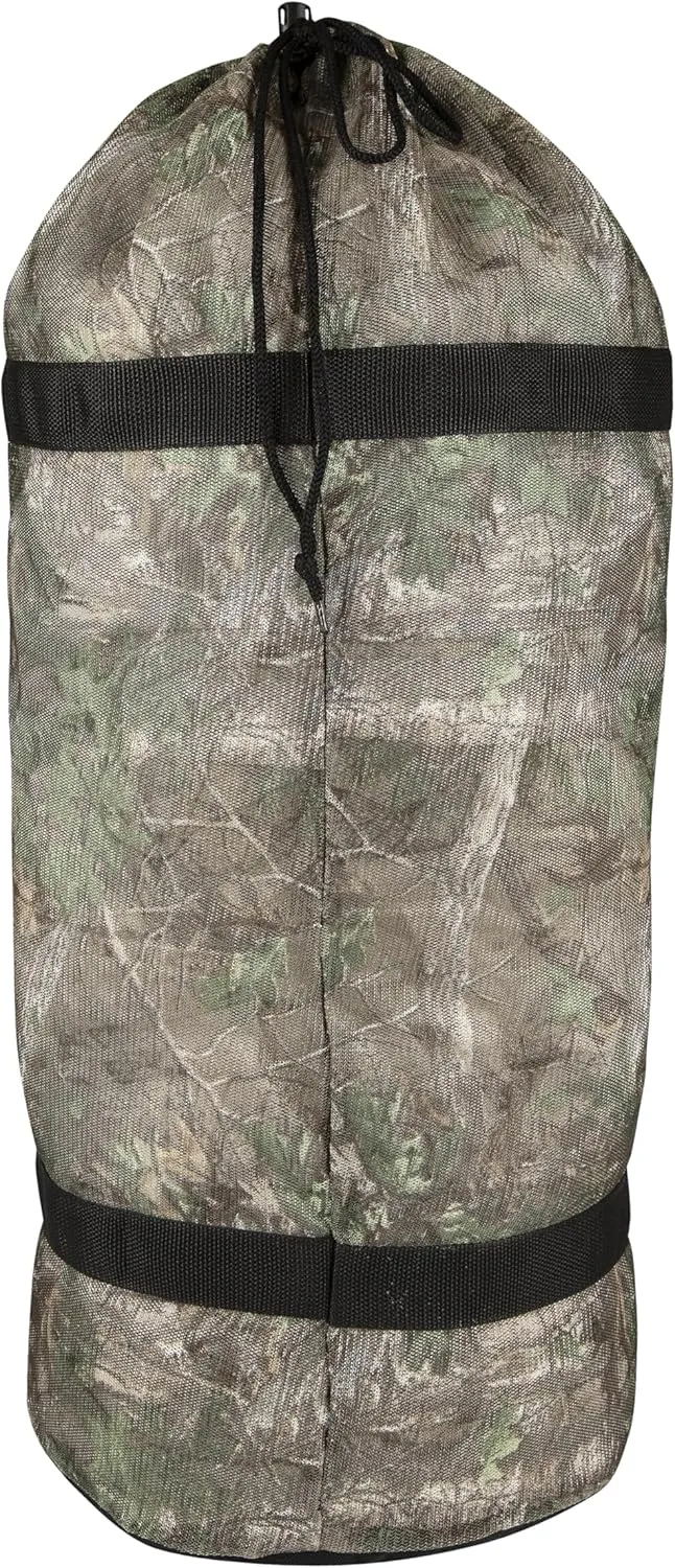 Mesh Duffle Bag - Realtree AP Green Print | Multipurpose for Beach, Hunting, Scuba Diving, Boating, Surfing & Snorkeling