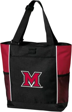 Miami University Tote Bags Red Miami RedHawks Totes Beach Travel