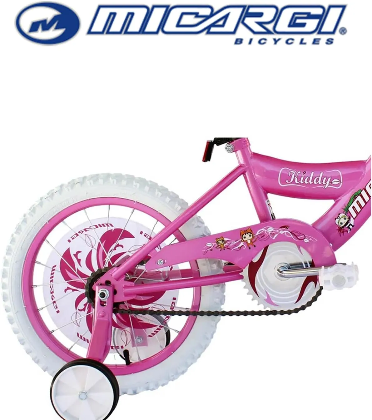 MICARGI Dragon/Ellie/Kiddy BMX Kids Bike 3-12 Age Boys Girls 16 20 inch with Kickstand Kids'Cruiser Bike with Coaster Brake Bell and Training Wheels Multiple Colors