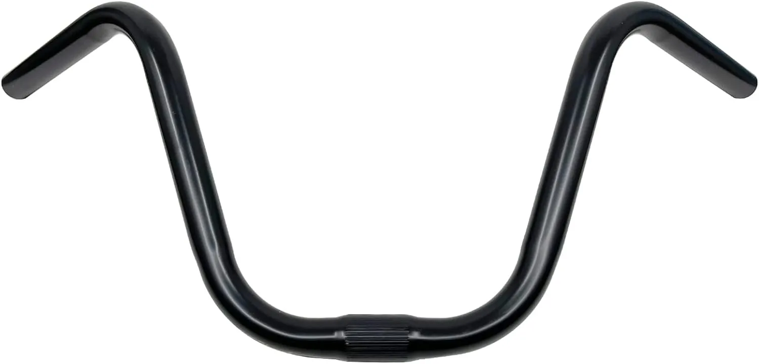 MICARGI Retro Lowrider Classic Steel Handlebars,20"Hi-Rise Handle Bar Size:550 * 223 * 25.4 (HB-BC20095504-BLACK)