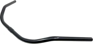 MICARGI Retro Lowrider Classic Steel Handlebars,Cruiser Moon-Type Handlebar Size:1100 * 700 * 22.2 (HB-BC1257002-BLACK)