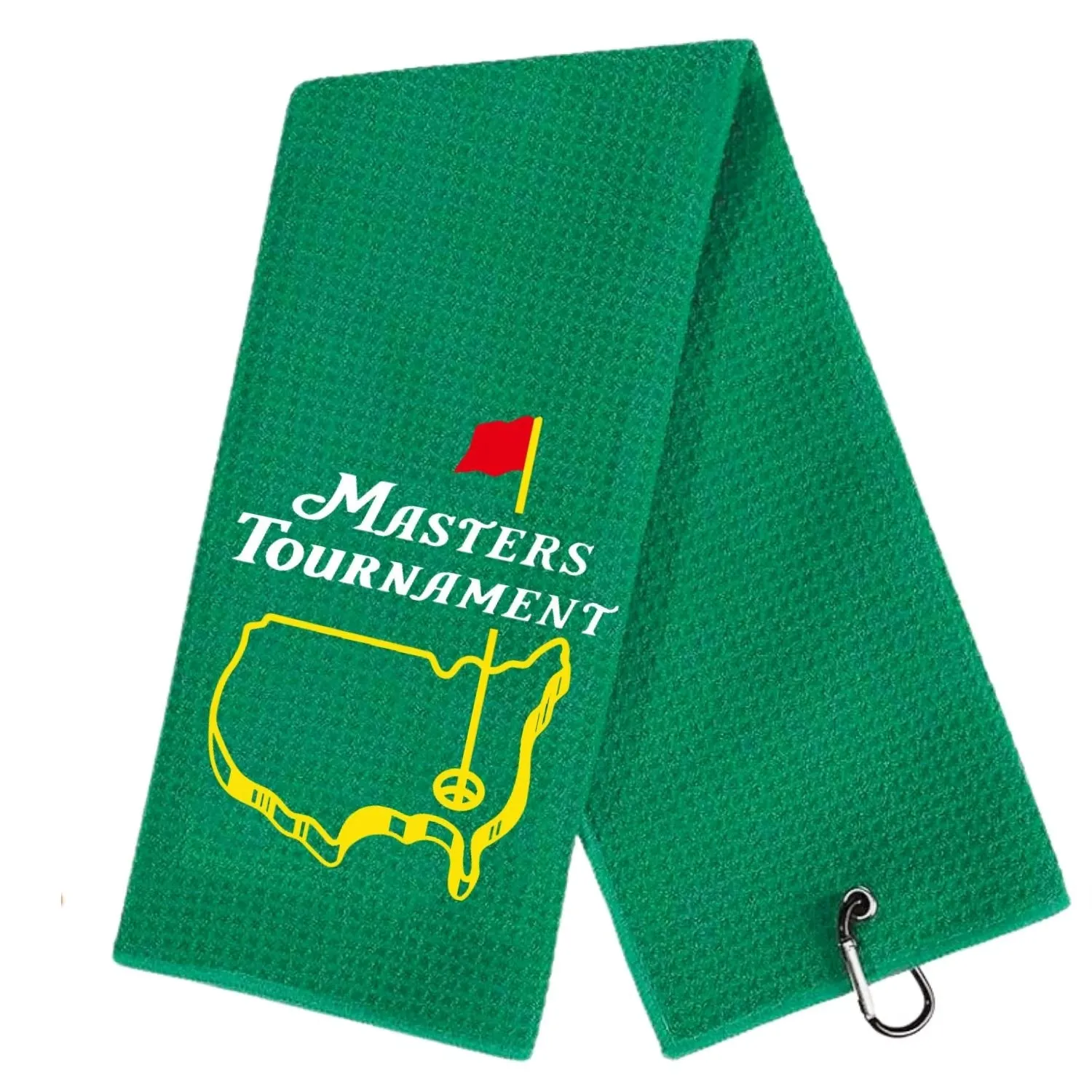 Microfiber Golf Towel - Masters Green