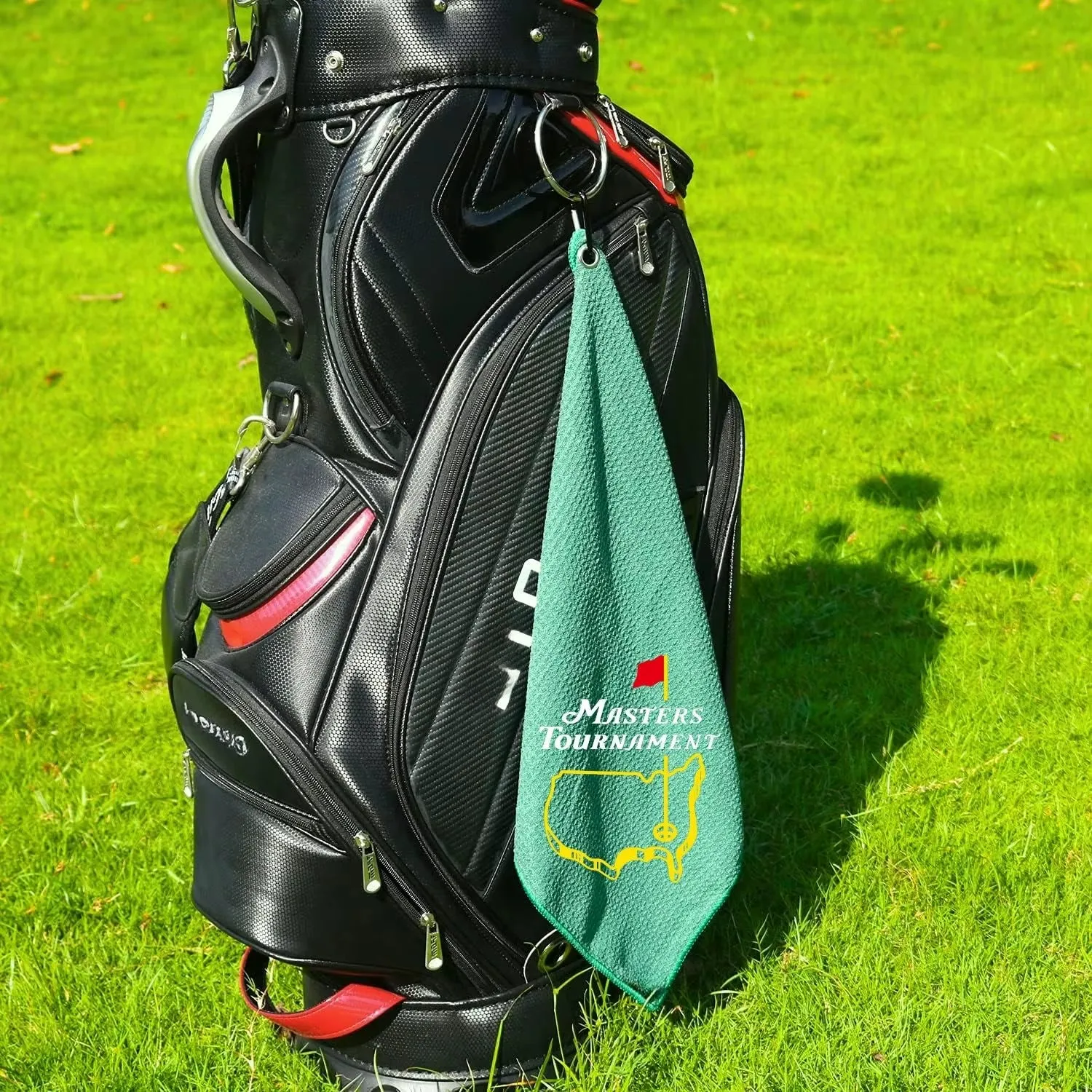 Microfiber Golf Towel - Masters Green