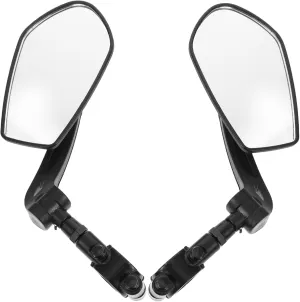 Milisten 1pair Rotatable Bike Rearview Mirror Safe Outdoor Handlebar Mirror for Cycling Easy Installation High-brightness Reflective Effect Field of View