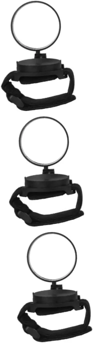 Milisten 3pcs Bike Used Mirror Cycling Mirror Handlebar Bicycle Safety Riding Mountain Road Bike
