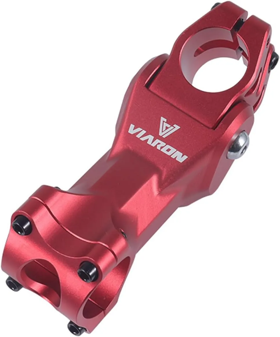 MirOdo 28.6 * 31.8mm Bike Stem Mountain Bike Adjustable Bike Stem 20 Degree 110mm Handlebar Extender Stem Riser Alu Alloy Shock Absorbing Bicycle Stem Riser for Bike Rigid Forks