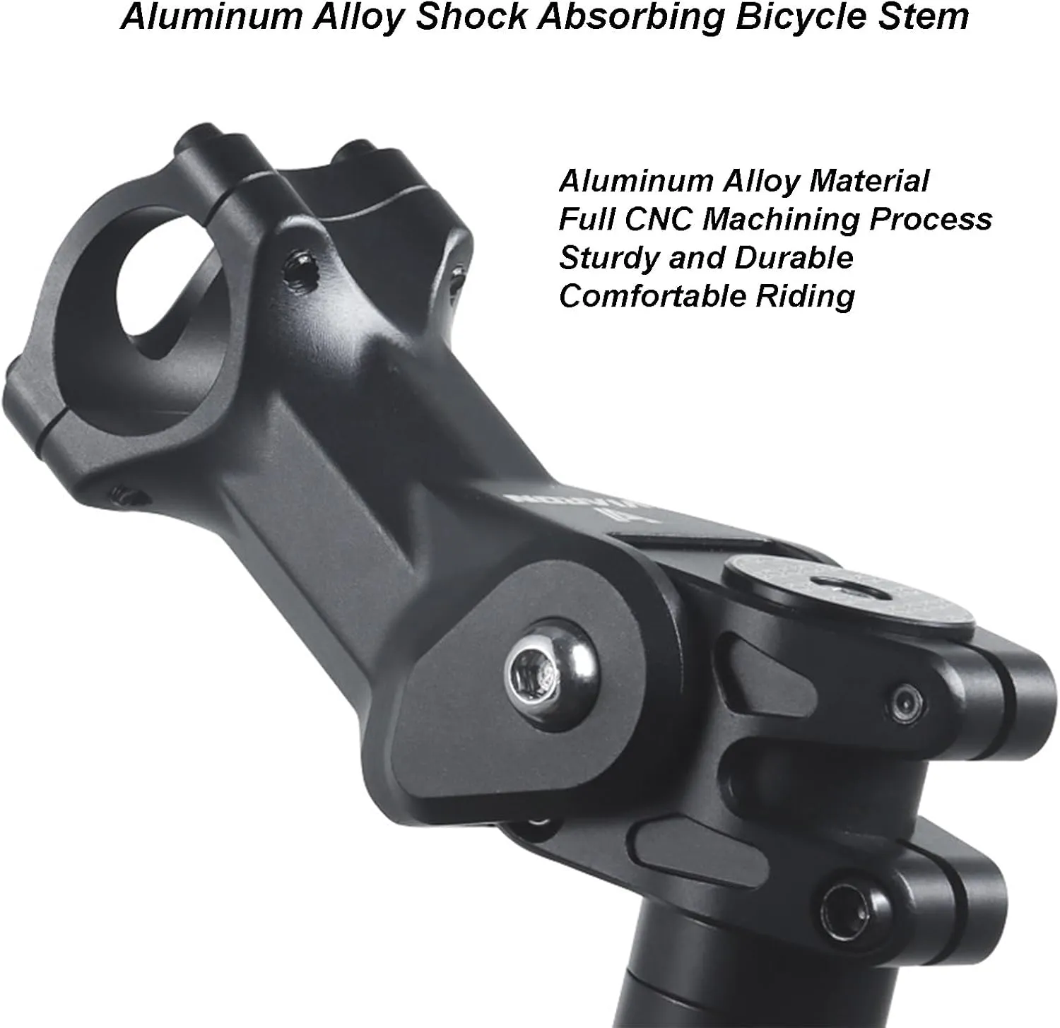 MirOdo 28.6 * 31.8mm Bike Stem Mountain Bike Adjustable Bike Stem 20 Degree 110mm Handlebar Extender Stem Riser Alu Alloy Shock Absorbing Bicycle Stem Riser for Bike Rigid Forks