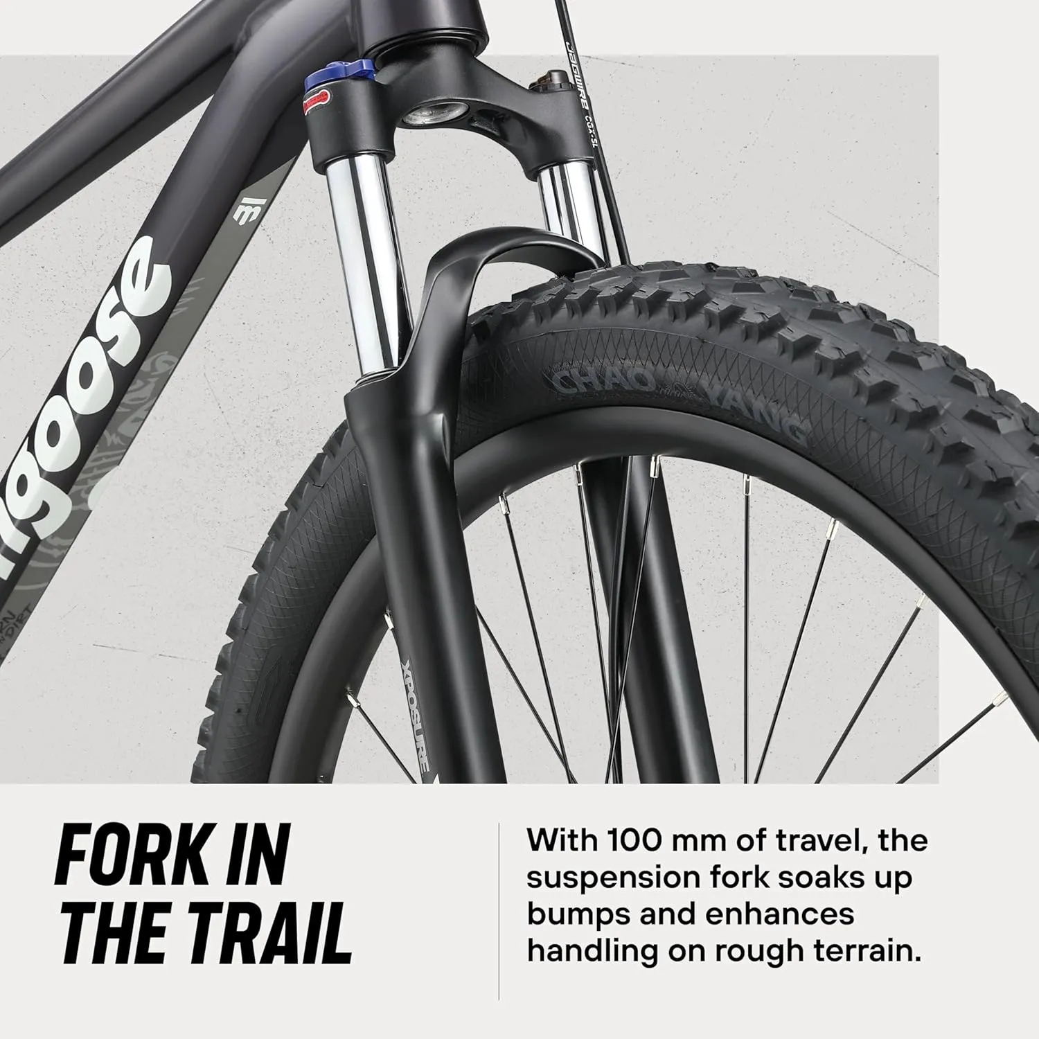 Mongoose Switchback Mountain Bike for Men and Women, 8 to 10-Speed Drivetrain with Trigger Shifters, 27.5 to 29-Inch Wheels, 15.5 to 17.5-Inch Frame