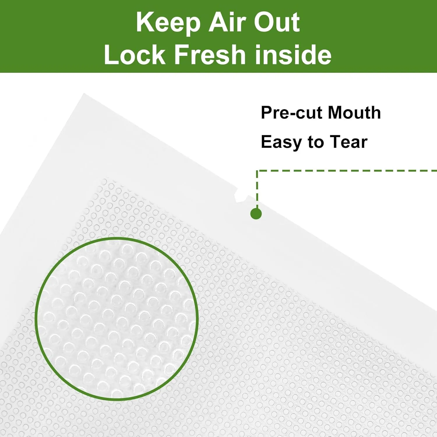 Moretoes 200pcs Vacuum Sealer Bags, 100 Quart 8" x 12" and 100 Gallon11" x 16", BPA Free, Pre-cut Commercial Grade Vac Seal Meal Bags for Food Saver Storage, Meal Prep or Sous Vide