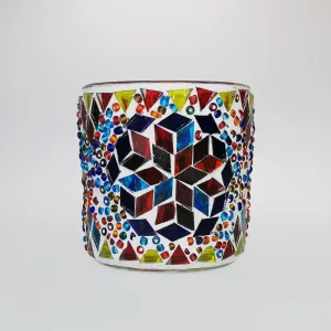 Mosaic Cup - Multi Snowflake