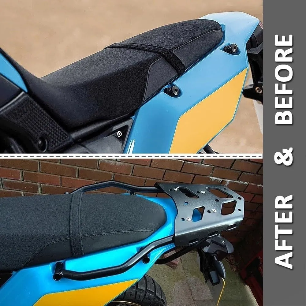 Motorcycle Luggage Rack for Y&AMAHA for Tenere700 Rear Luggage Rack Case Rear Rack Carrier for Y&AMAHA for Tenere 700 XTZ700 for Tenere700 2019-2023 2022 2021