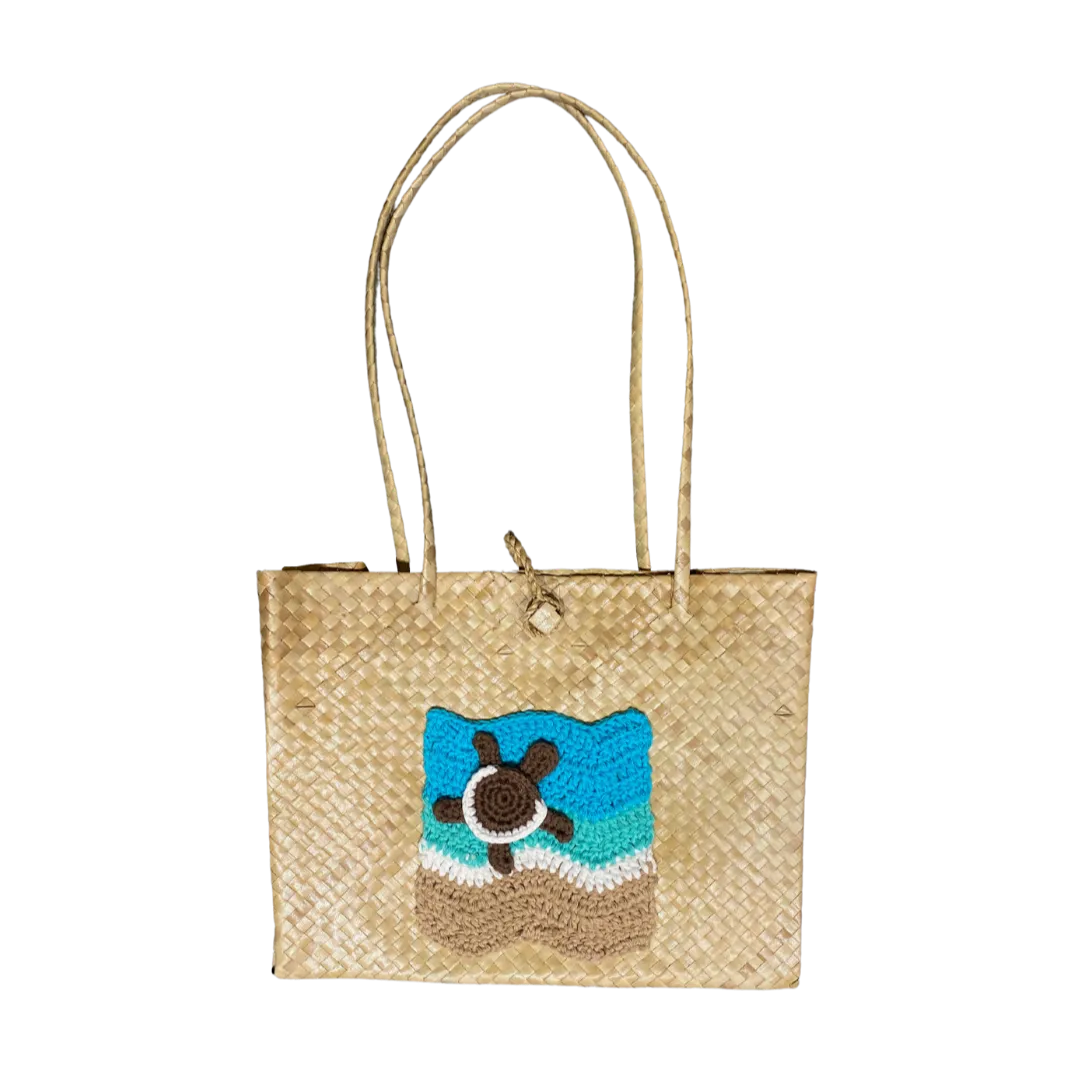 Mula Isla x Stitched by Mia Embroidered Buri Bayong