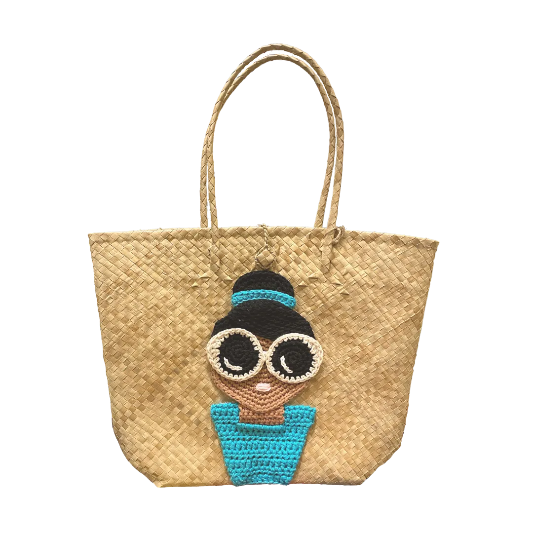 Mula Isla x Stitched by Mia Embroidered Buri Bayong