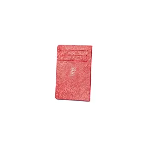 Multi Credit Cards Holder in Stingray Leather