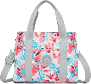 Multi-Pocket Tote Bag for Women with Zipper Lightweight Crossbody Shoulder Bag for Work Travel Nurse College Gift