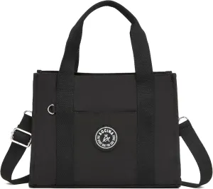 Multi-Pocket Tote Bag for Women with Zipper Lightweight Crossbody Shoulder Bag for Work Travel Nurse College Gift