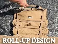 Multi-Purpose Roll Up Tool Bag Fishing Gear Storage Bag Camping Equipment Roll Up Bag Zipper Hanging Utensil Outdoor Bags